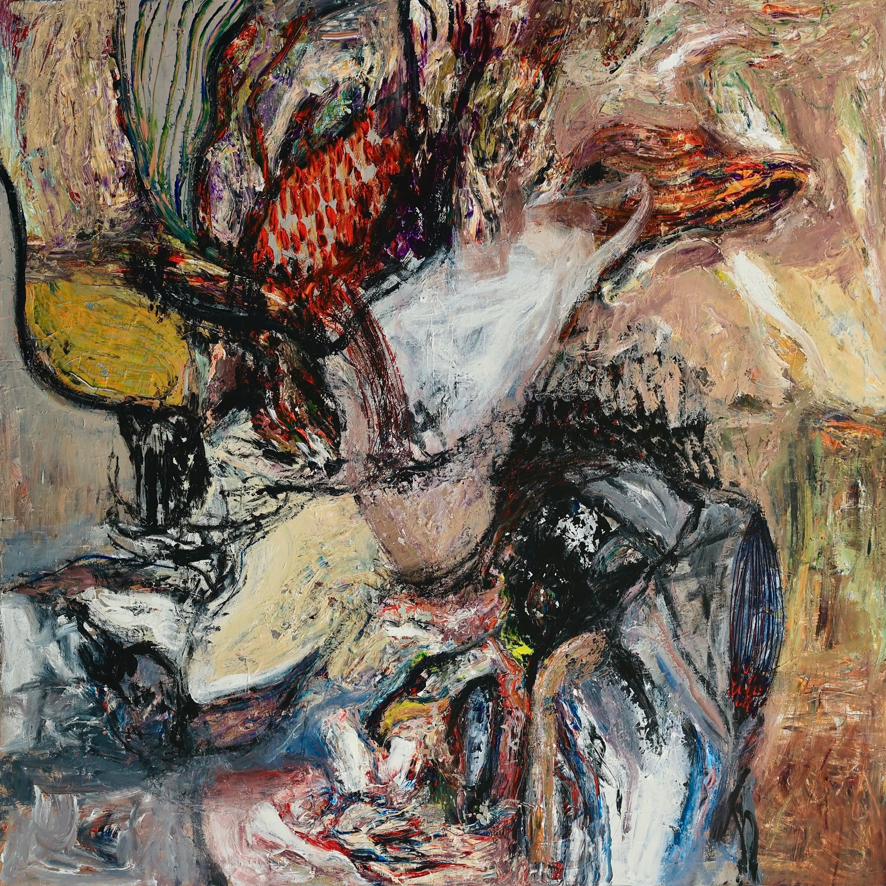 Wer Fülle trägt painting by Wassem Alahmad, 2024